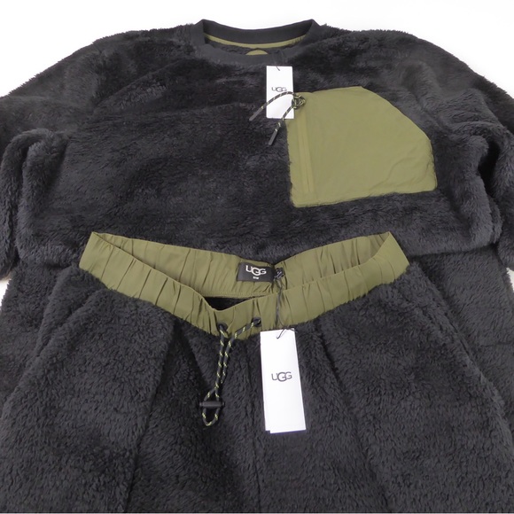 UGG Other - UGG Niko Sherpa Fleece Pullover & Track Jogger Pants Joggers Set NWT